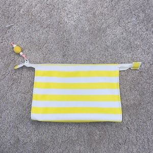 Sunny Stripe Makeup Bag